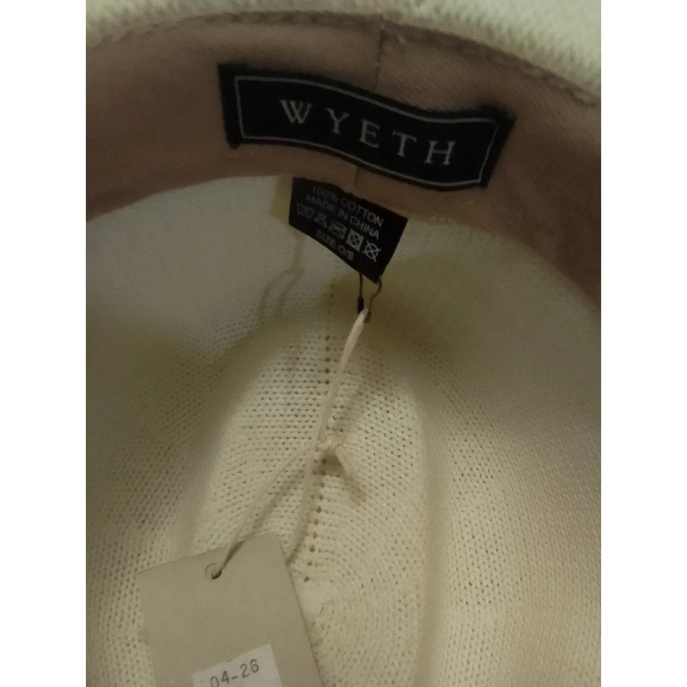 New With Tags Wyeth Corsica In Ivory Woman's Hat Size Is One Size